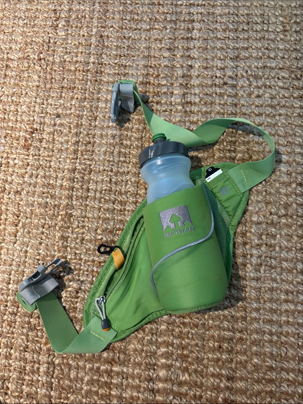 Nathan Green Hydration Belt Bag with Bottle